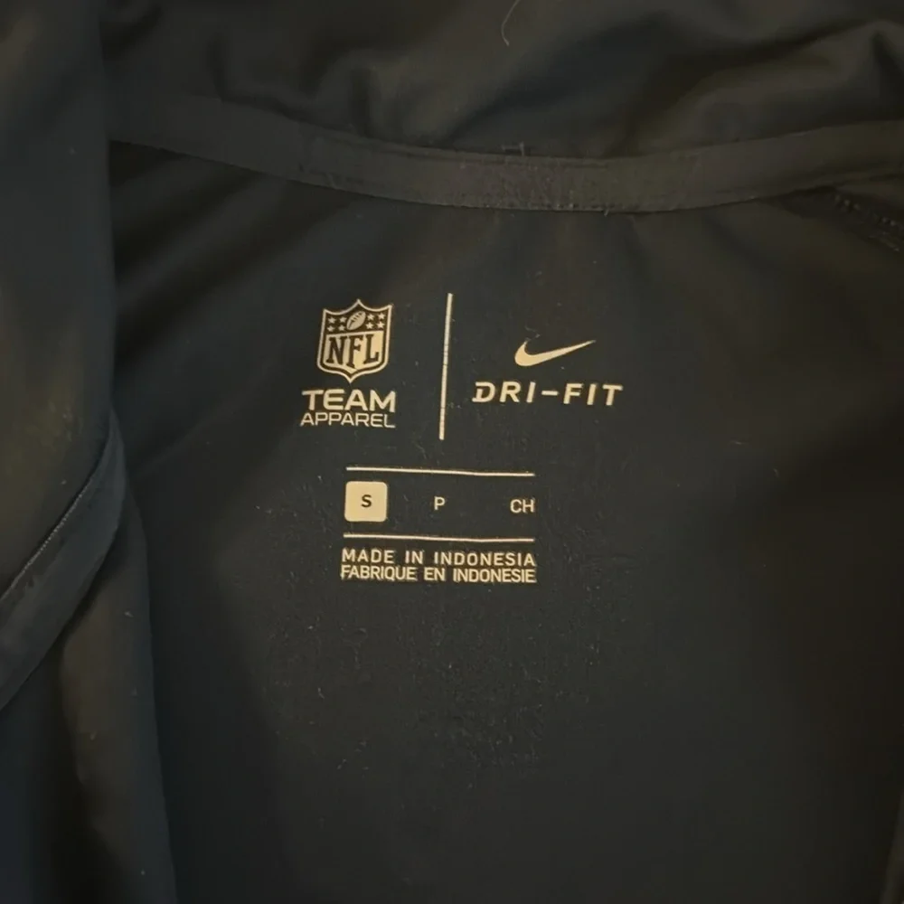 Nike Dallas Cowboys Navy Quarter Zip Pullover Size Adult Small EUC